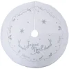 Atmosphera Créateur d'intérieur Künstliche Weihnachtsbäume<Weihnachtsbaumrock in weiß
