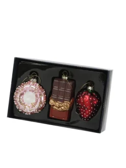 MARELIDA Weihnachtsschmuck<Weihnachtsbaumschmuck Donut Erdbeere Schokolade in bunt