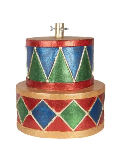 Clayre & Eef Künstliche Weihnachtsbäume<Weihnachtsbaumständer in Bunt - (H)46 x Ø 40 cm