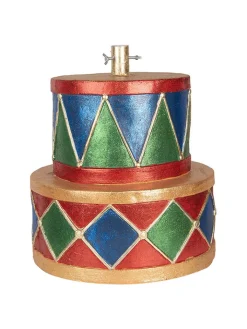 Clayre & Eef Künstliche Weihnachtsbäume<Weihnachtsbaumständer in Bunt - (H)46 x Ø 40 cm