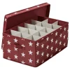 STORE IT Kisten & Körbe<Weihnachtskugelbox in Rot - (B)58 x (H)25 x (T)36 cm
