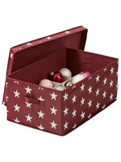 STORE IT Kisten & Körbe<Weihnachtskugelbox in Rot - (B)58 x (H)25 x (T)36 cm
