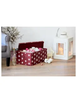 STORE IT Kisten & Körbe<Weihnachtskugelbox in Rot - (B)58 x (H)25 x (T)36 cm