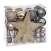 Atmosphera Créateur d'intérieur Weihnachtsschmuck<Weihnachtskugeln in beige