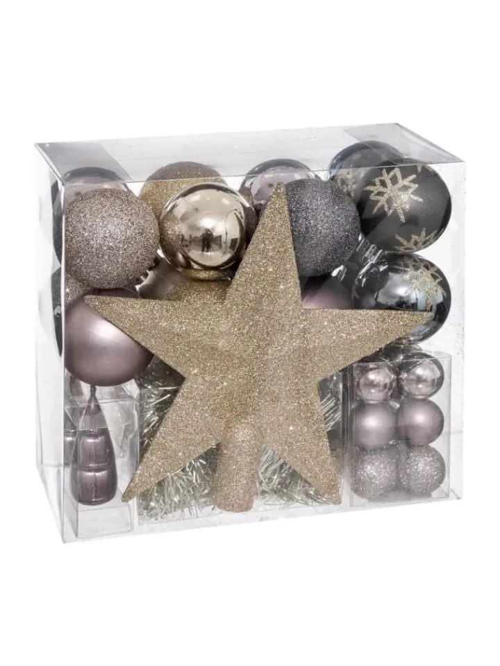Atmosphera Créateur d'intérieur Weihnachtsschmuck<Weihnachtskugeln in beige