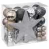 Atmosphera Créateur d'intérieur Weihnachtsschmuck<Weihnachtskugeln in schwarz
