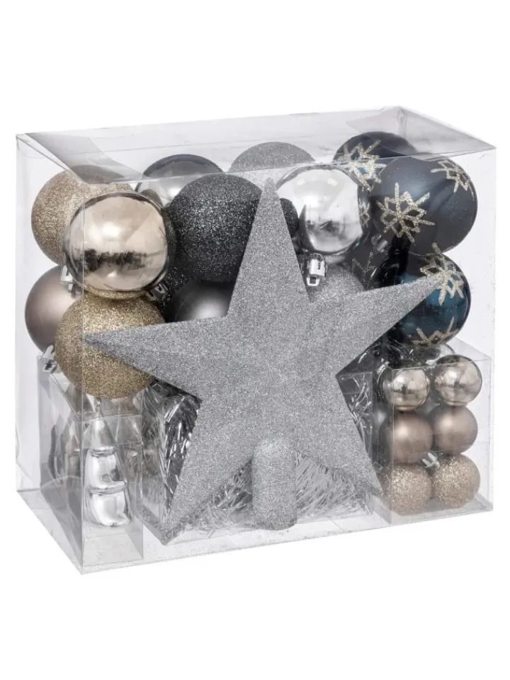 Atmosphera Créateur d'intérieur Weihnachtsschmuck<Weihnachtskugeln in schwarz
