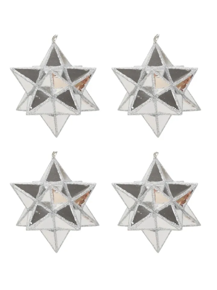 Homea Weihnachtsschmuck<Weihnachtskugeln-Set in silbern