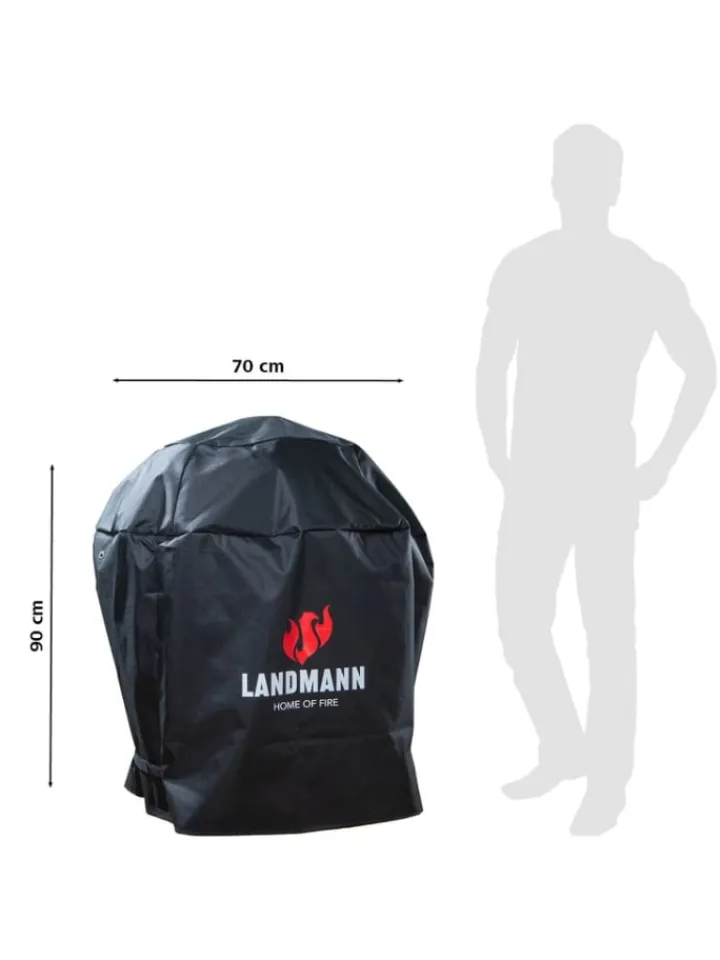 Landmann Grillen<Wetterschutzhaube Premium - 90x70x70cm - schwarz