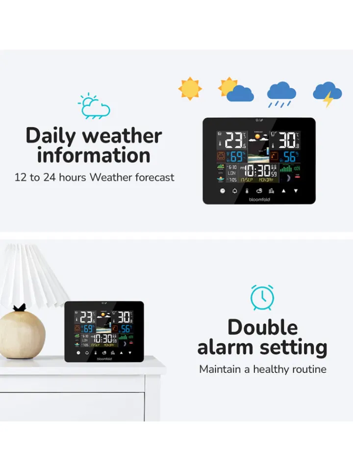 Bloomfold Technikzubehör<Wetterstation "AirWatch " in Schwarz