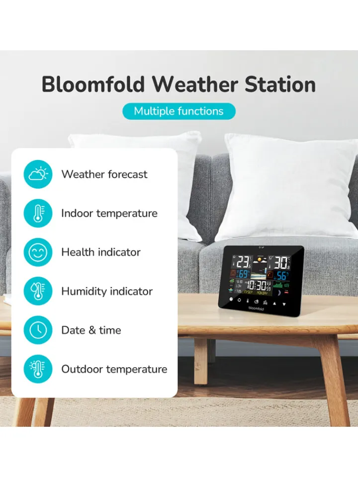 Bloomfold Technikzubehör<Wetterstation "AirWatch " in Schwarz