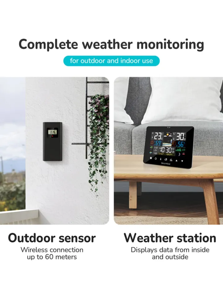 Bloomfold Technikzubehör<Wetterstation "AirWatch " in Schwarz