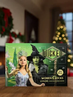 United Labels Adventskalender<Wicked Socken Adventskalender mit 12 Paar kurz und lang in Mehrfarbig