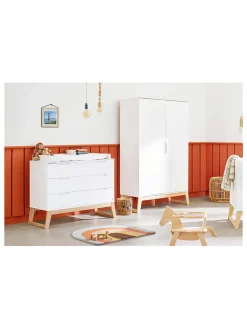 Pinolino Kindermöbel|Babymöbel<Wickelkommode "Bridge" in Weiß - (B)120 x (H)101 x (T)77 cm
