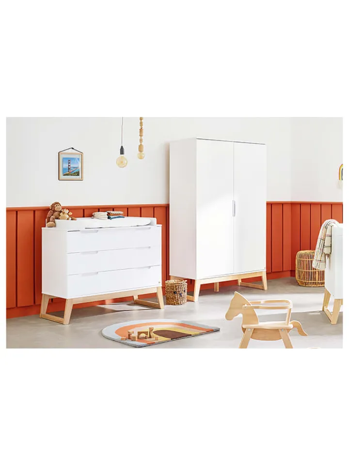 Pinolino Kindermöbel|Babymöbel<Wickelkommode "Bridge" in Weiß - (B)120 x (H)101 x (T)77 cm