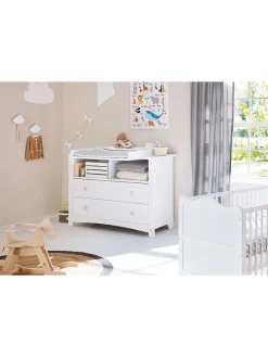 Pinolino Babymöbel<Wickelkommode "Florentina" in Weiß - (B)130 x (H)101 x (T)77 cm