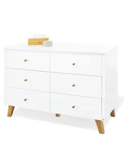 Pinolino Kindermöbel|Babymöbel<Wickelkommode "Pan" in Weiß - (B)140 x (H)101 x (T)78 cm