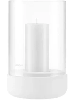 Blomus Kerzen, Vasen & Mehr<Windlicht ''Calma'' in Weiß - (H)19 x Ø 12 cm