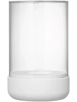 Blomus Kerzen, Vasen & Mehr<Windlicht ''Calma'' in Weiß - (H)19 x Ø 12 cm