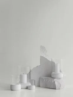 Blomus Kerzen, Vasen & Mehr<Windlicht ''Calma'' in Weiß - (H)22 x Ø 15 cm