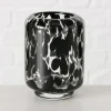 Boltze Kerzen, Vasen & Mehr<Windlicht ''Dotty'' in Schwarz - (H)10 x Ø 7 cm