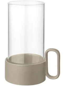 Blomus Kerzen, Vasen & Mehr<Windlicht "Yuragi" in Beige - (H)21 cm
