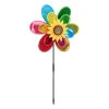 relaxdays Gartendekoration<Windrad Blume in Bunt - (B)37,5x (H)74,5 x (T)14 cm