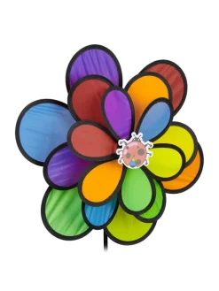 relaxdays Gartendekoration<Windrad in Bunt - (B)36,5 x (H)86,5 x (T)14 cm