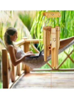 relaxdays Gartendekoration<Windspiel in Natur
