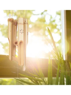 relaxdays Gartendekoration<Windspiel in Natur