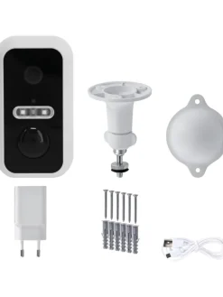 Rollei Smarthome & Wetterstationen<Wireless Security Cam 2K Bewegungserkennung Kabellos Outdoor
