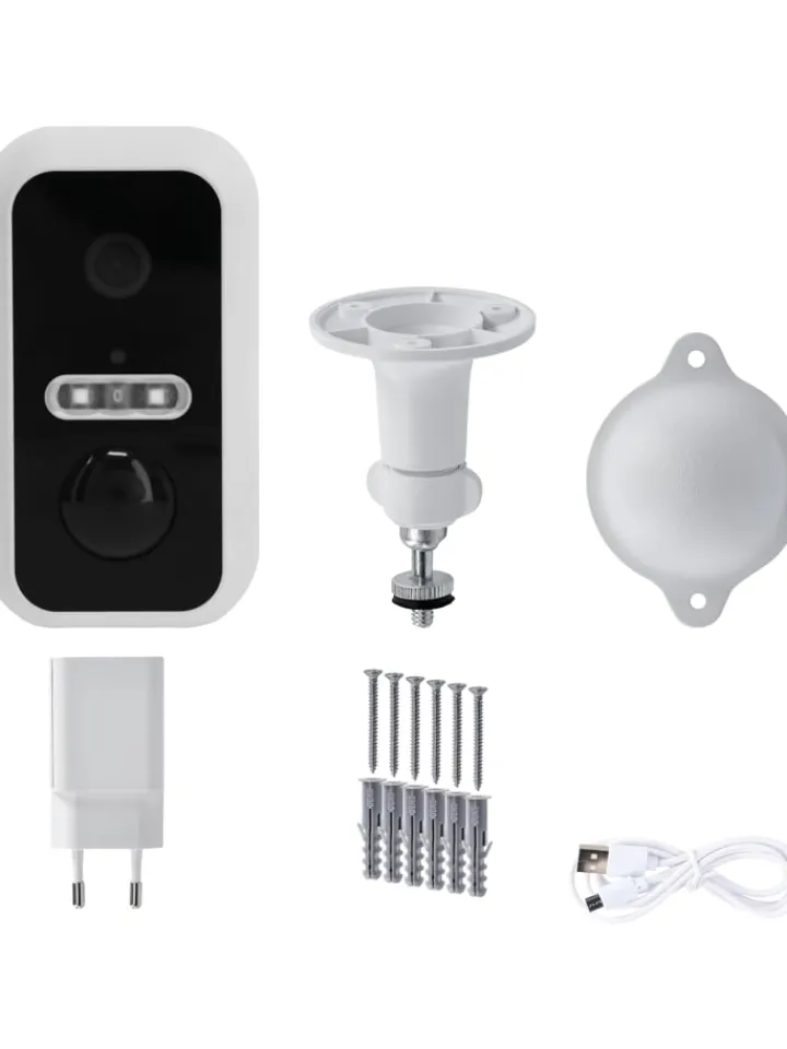 Rollei Smarthome & Wetterstationen<Wireless Security Cam 2K Bewegungserkennung Kabellos Outdoor