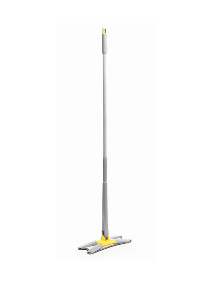 InnovaGoods Putz- & Waschutensilien<Wischmopp in Grau/ Gelb - (B)38 x (H)142 x (T)18 cm