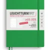 LEUCHTTURM1917 Büro- & Schulbedarf<Wochenkalender & Notizbuch in Grün - A5, DE