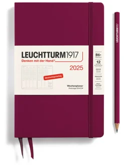 LEUCHTTURM1917 Büro- & Schulbedarf<Wochenplaner in Bordeaux - B6+