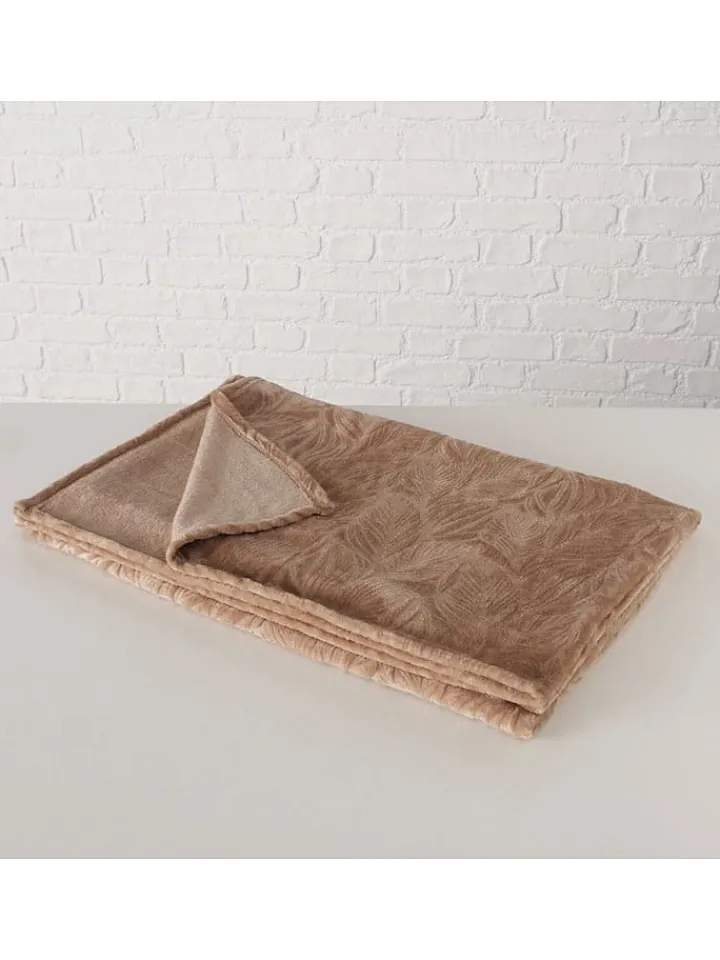 Boltze Wohndecken & Plaids<Wohndecke ''Arkki'' in Taupe - (L)160 x (B)130 cm