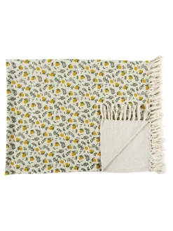 Garden Spirit Wohndecken & Plaids<Wohndecke in Gelb/ Grün - (L)150 x (B)120 cm