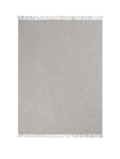 Lanerossi Wohndecken & Plaids<Wohndecke in Grau/ Anthrazit - (L)180 x (B)130 cm