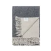 Lanerossi Wohndecken & Plaids<Wohndecke in Grau/ Anthrazit - (L)180 x (B)130 cm