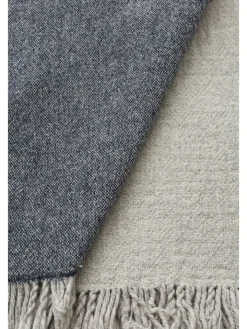 Lanerossi Wohndecken & Plaids<Wohndecke in Grau/ Anthrazit - (L)180 x (B)130 cm