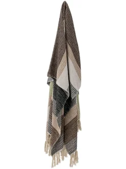Bloomingville Wohndecken & Plaids<Wohndecke ''Isnel'' in Beige/ Braun - (L)160 x (B)130 cm