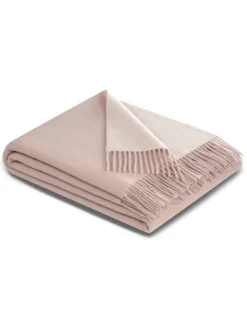biederlack Wohndecken & Plaids<Wohndecke Kaschmirplaid in rose-ecru