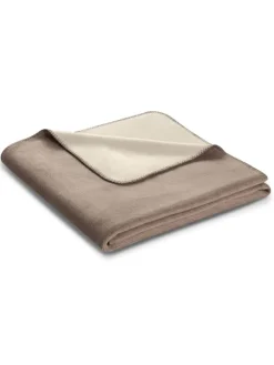 biederlack Wohndecken & Plaids<Wohndecke Melange Doubleface in sand-natur