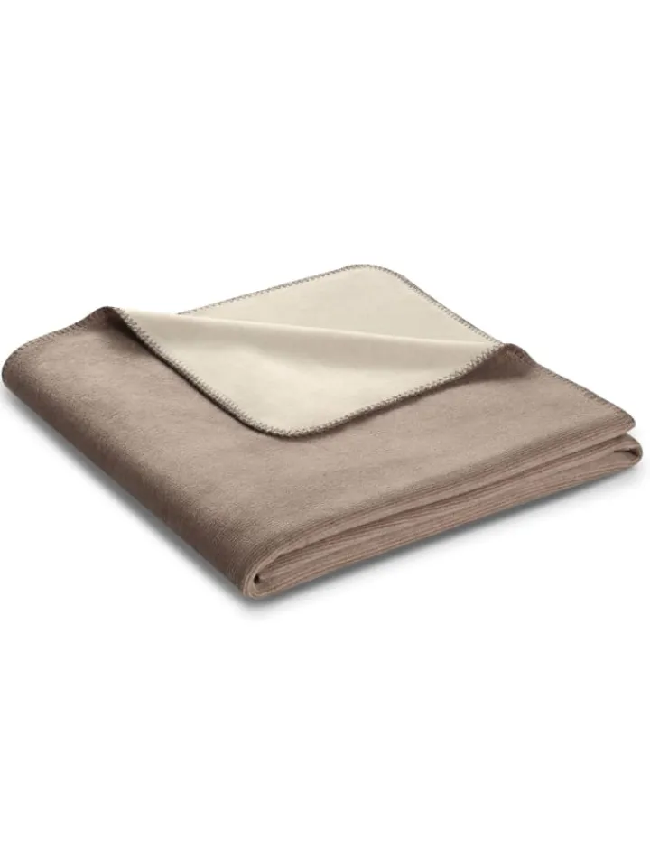 biederlack Wohndecken & Plaids<Wohndecke Melange Doubleface in sand-natur