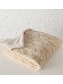 Boltze Wohndecken & Plaids<Wohndecke ''Naina'' in Beige - (L)200 x (B)150 cm