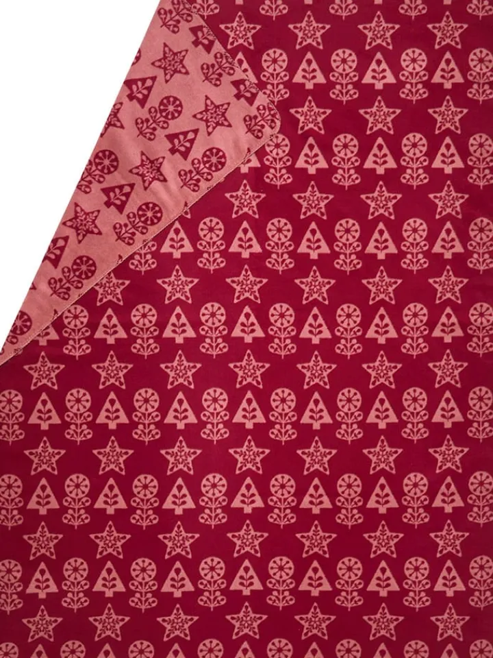 David Fussenegger Wohndecken & Plaids<Wohndecke "Savona - Folklore" in Rot