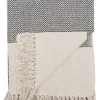 Bloomingville Wohndecken & Plaids<Wohndecke ''Sefanit'' in Beige/ Grau - (L)160 x (B)130 cm