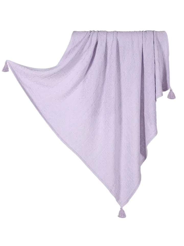 La Millou Wohndecken & Plaids<Wohndecke "Tender" in Flieder