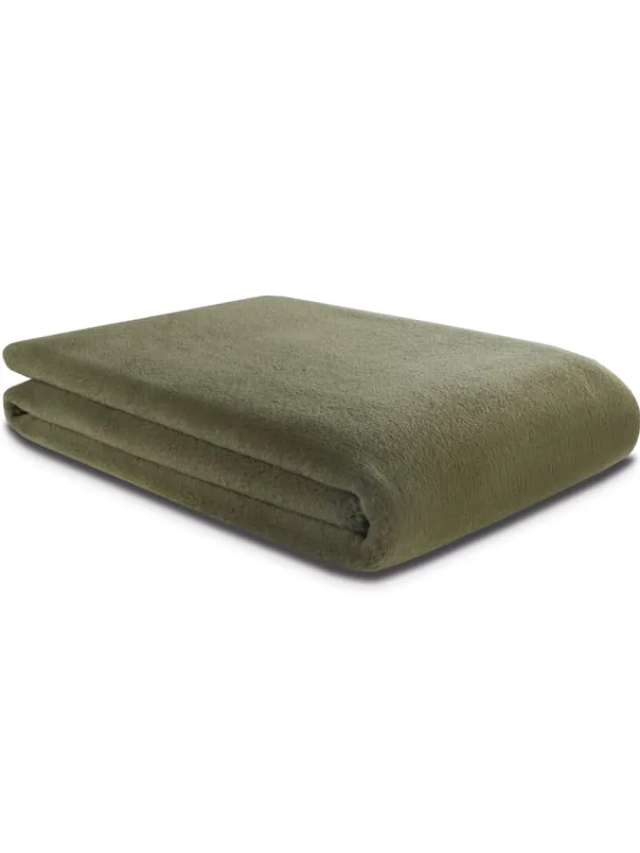 biederlack Wohndecken & Plaids<Wohndecke Wool Feel in mossy