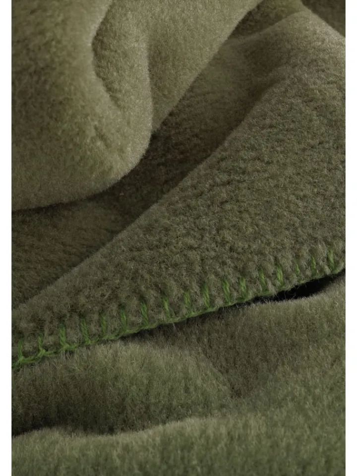 biederlack Wohndecken & Plaids<Wohndecke Wool Feel in mossy